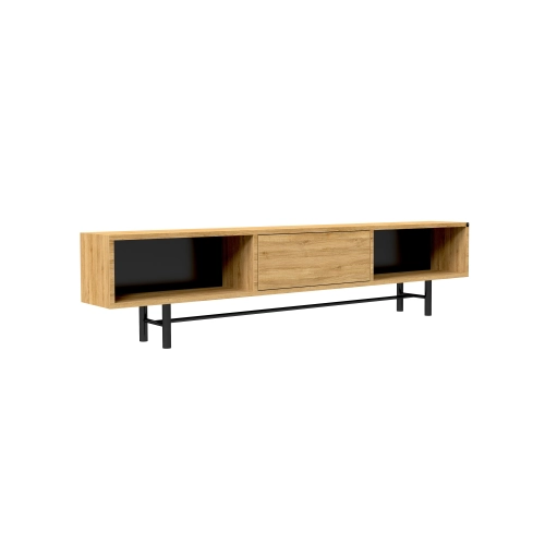 Szafka RTV-68 Drewno Lite Dąb Loft Lakier Rozmiary od 100 cm do 200 cm PREMIUM